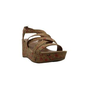 STYLE & COMPANY Womens Beige Adjustable Ionna Open Toe Wedge Sandals 9.5 M